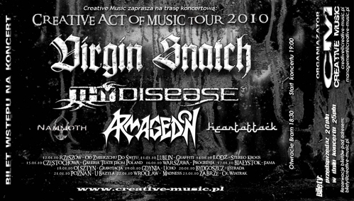 Bilety na "Creative Act Of Music Tour 2010"  już w sprzedaży!