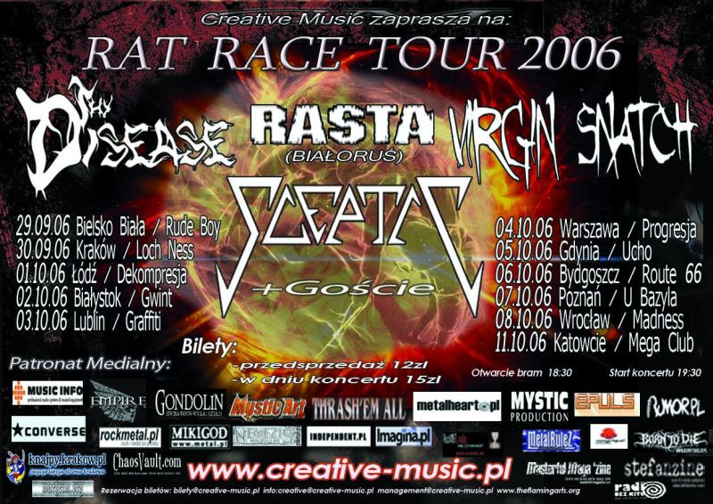 RAT RACE TOUR 2006 - update trasy!