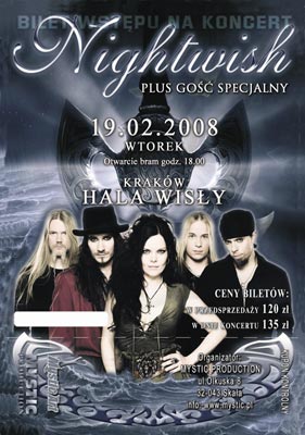 NIGHTWISH- SZCZEGÓŁY KONCERTU