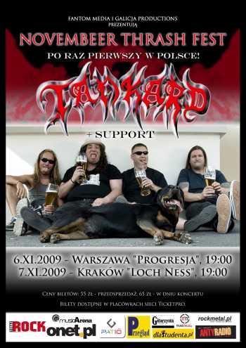 TANKARD: koncerty w Polsce!